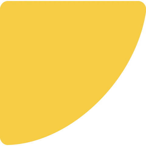 Yellow pie shape